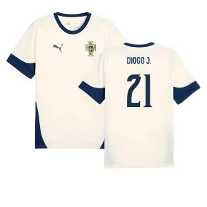 2025-2026 Portugal Training Jersey (Sugared Almond) (Diogo J. 21)