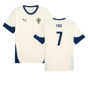 2025-2026 Portugal Training Jersey (Sugared Almond) (Figo 7)