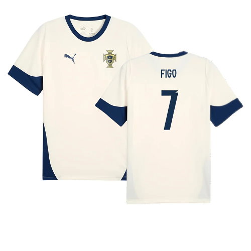 2025-2026 Portugal Training Jersey (Sugared Almond) (Figo 7)