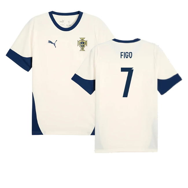 2025-2026 Portugal Training Jersey (Sugared Almond) (Figo 7)
