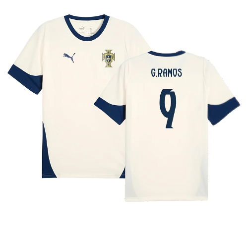 2025-2026 Portugal Training Jersey (Sugared Almond) (G.Ramos 9)