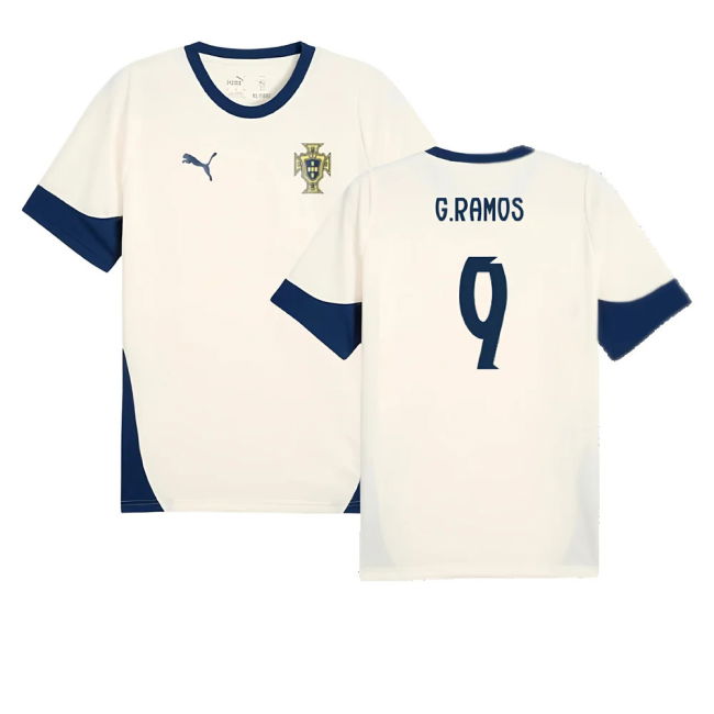2025-2026 Portugal Training Jersey (Sugared Almond) (G.Ramos 9)