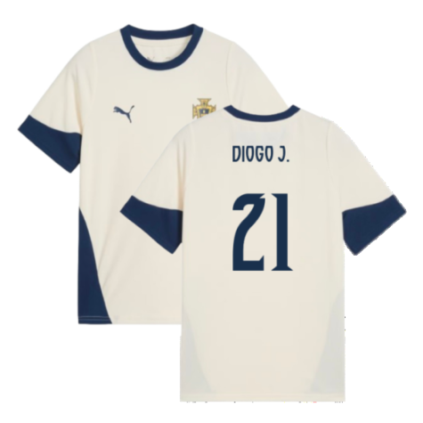 2025-2026 Portugal Training Jersey (Sugared Almond) - Kids (Diogo J. 21)