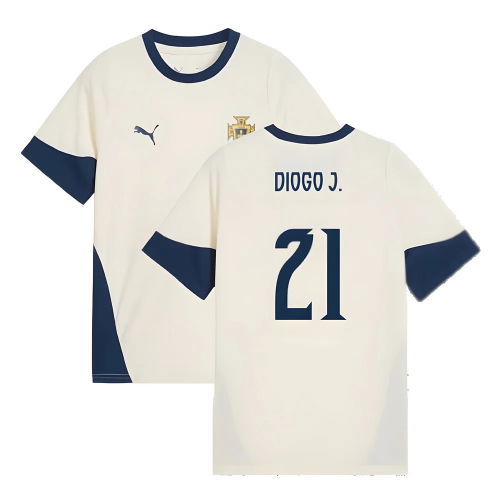2025-2026 Portugal Training Jersey (Sugared Almond) - Kids (Diogo J. 21)