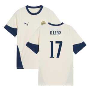 2025-2026 Portugal Training Jersey (Sugared Almond) - Kids (R.Leao 17)