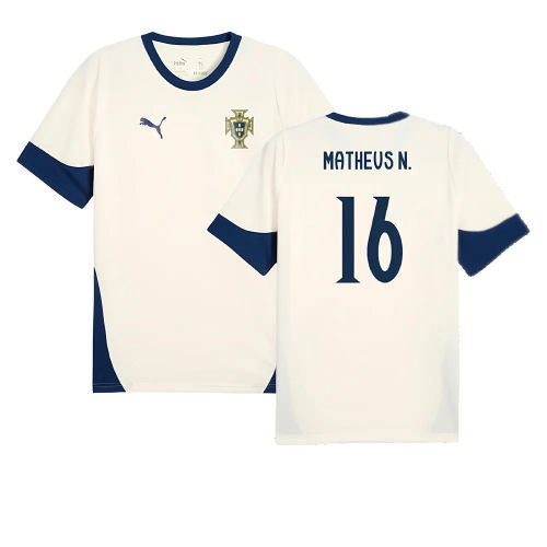 2025-2026 Portugal Training Jersey (Sugared Almond) (Matheus N. 16)