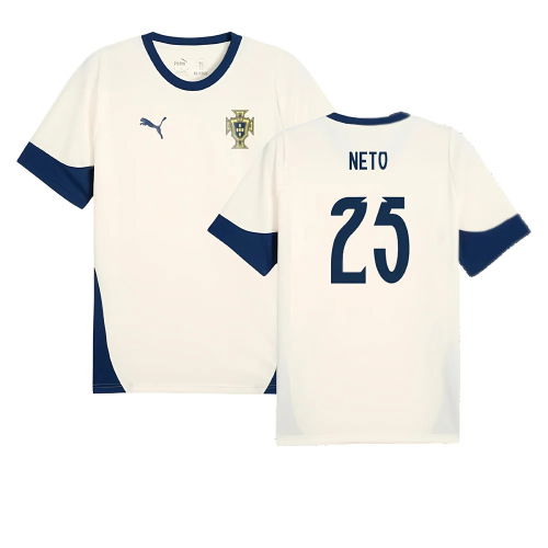 2025-2026 Portugal Training Jersey (Sugared Almond) (Neto 25)