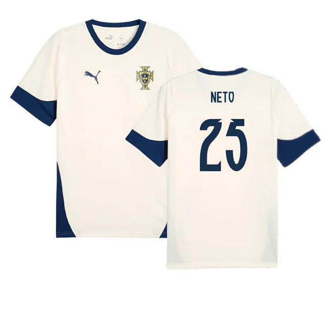 2025-2026 Portugal Training Jersey (Sugared Almond) (Neto 25)