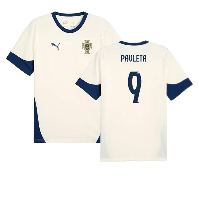 2025-2026 Portugal Training Jersey (Sugared Almond) (Pauleta 9)