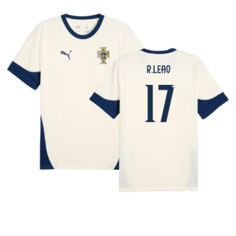 2025-2026 Portugal Training Jersey (Sugared Almond) (R.Leao 17)