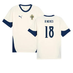 2025-2026 Portugal Training Jersey (Sugared Almond) (R.Neves 18)