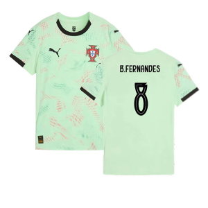 2025-2026 Portugal Womens Team Away Shirt (Ladies) (B.Fernandes 8)