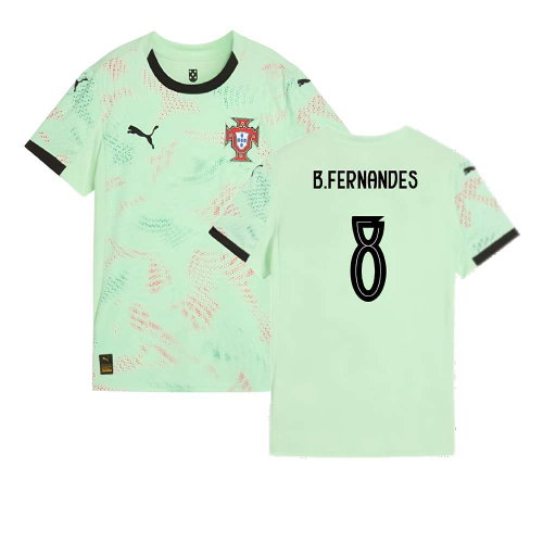 2025-2026 Portugal Womens Team Away Shirt (Ladies) (B.Fernandes 8)