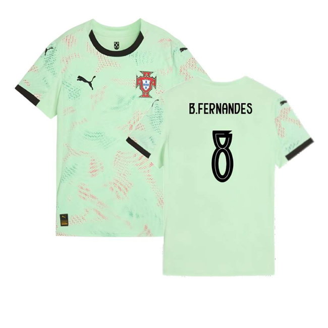 2025-2026 Portugal Womens Team Away Shirt (Ladies) (B.Fernandes 8)