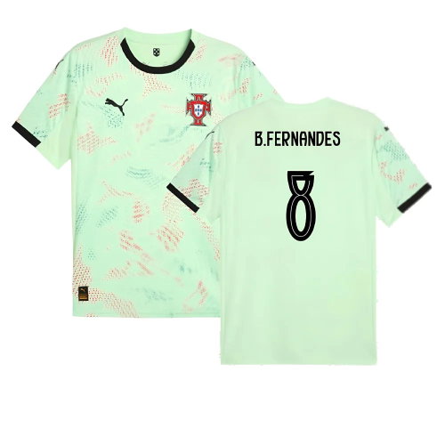2025-2026 Portugal Womens Team Away Shirt (Unisex) (B.Fernandes 8)