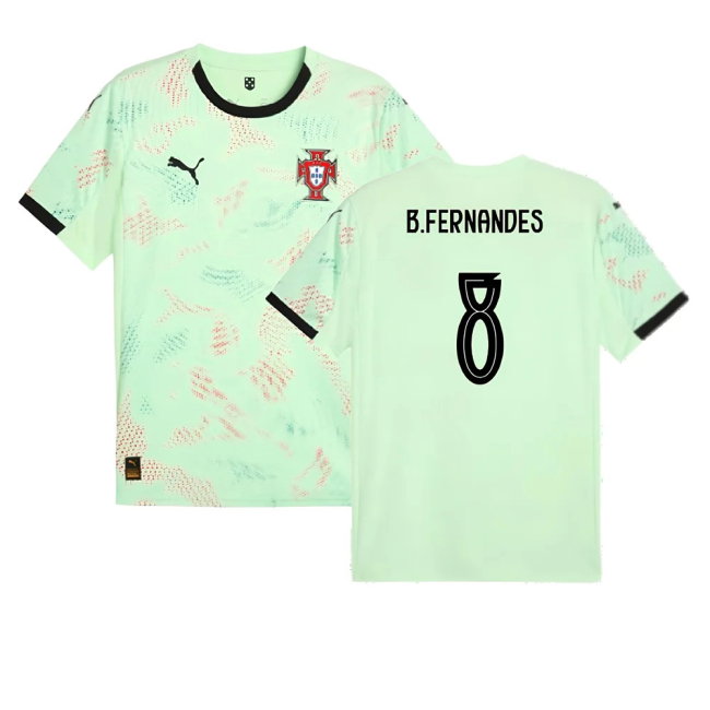 2025-2026 Portugal Womens Team Away Shirt (Unisex) (B.Fernandes 8)