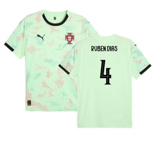 2025-2026 Portugal Womens Team Away Shirt (Unisex) (Ruben Dias 4)