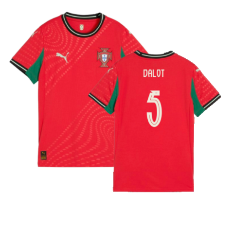2025-2026 Portugal Womens Team Home Shirt (Ladies) (Dalot 5)