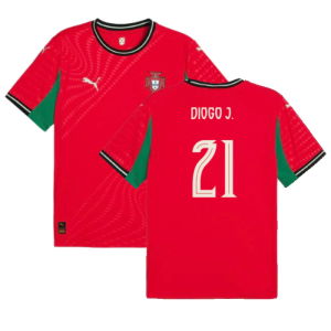 2025-2026 Portugal Womens Team Home Shirt (Unisex) (Diogo J. 21)