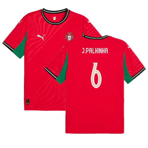 2025-2026 Portugal Womens Team Home Shirt (Unisex) (J.Palhinha 6)