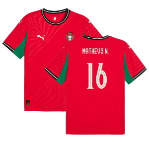 2025-2026 Portugal Womens Team Home Shirt (Unisex) (Matheus N. 16)