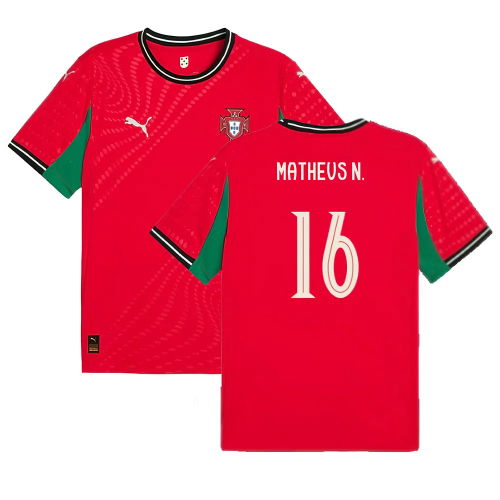 2025-2026 Portugal Womens Team Home Shirt (Unisex) (Matheus N. 16)