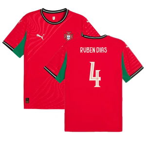 2025-2026 Portugal Womens Team Home Shirt (Unisex) (Ruben Dias 4)
