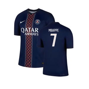 2025-2026 PSG Home Dri-Fit ADV Authentic Shirt (Mbappe 7)