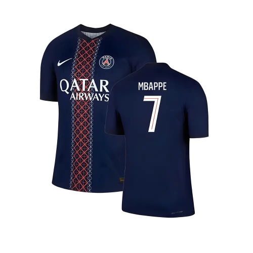 2025-2026 PSG Home Dri-Fit ADV Authentic Shirt (Mbappe 7)