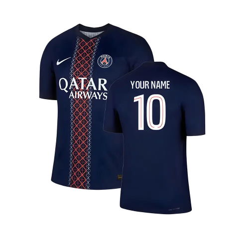 2025-2026 PSG Home Dri-Fit ADV Authentic Shirt (Your Name)