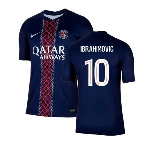 2025-2026 PSG Paris Saint Germain Home Shirt (Ibrahimovic 10)