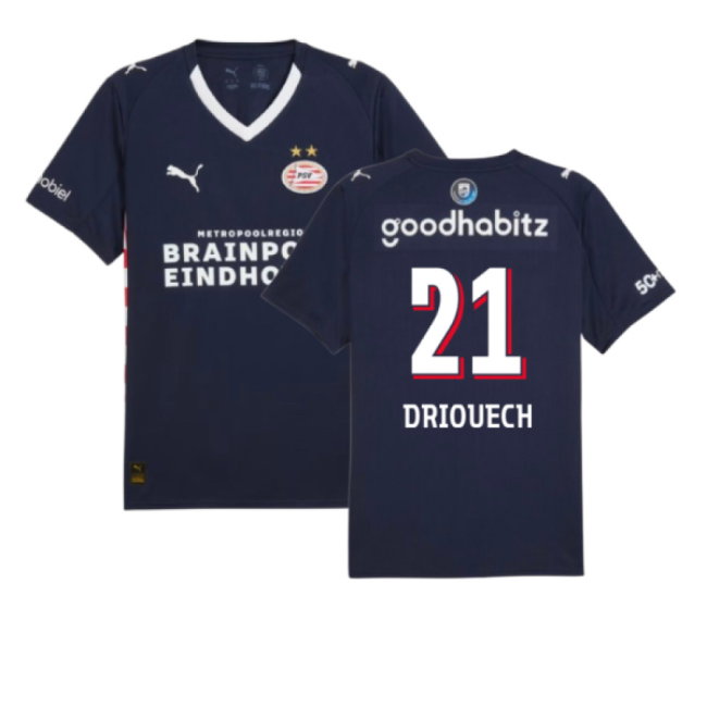 2025-2026 PSV Eindhoven Away Shirt (Driouech 21)