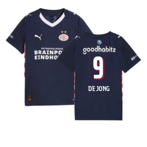 2025-2026 PSV Eindhoven Away Shirt (Kids) (De Jong 9)