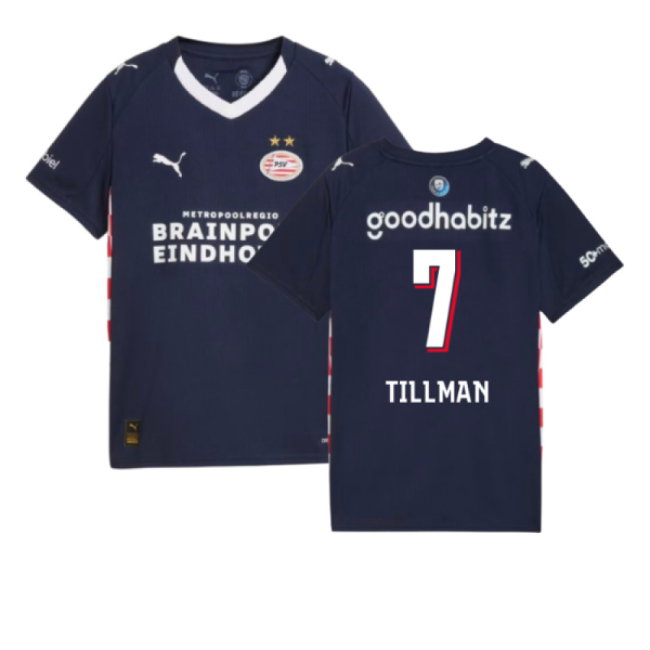2025-2026 PSV Eindhoven Away Shirt (Kids) (Tillman 7)