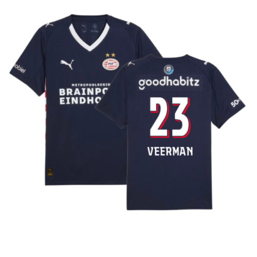 2025-2026 PSV Eindhoven Away Shirt (Veerman 23)