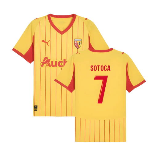 2025-2026 Racing Lens Home Shirt (Sotoca 7)  2025-2026 Racing Lens Home Shirt (Sotoca 7)