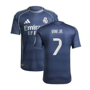 2025-2026 Real Madrid Authentic Away Shirt (Vini Jr. 7)