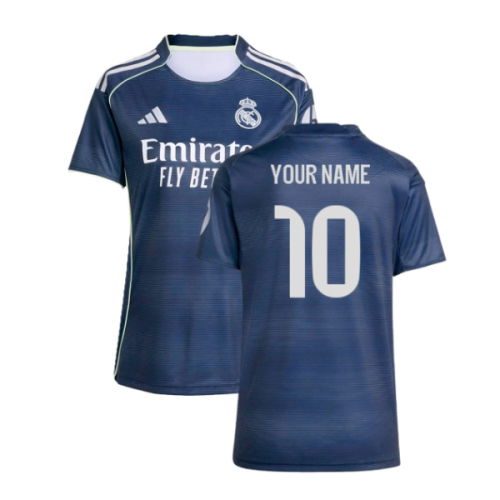 2025-2026 Real Madrid Authentic Away Shirt (Womens) (Your Name)