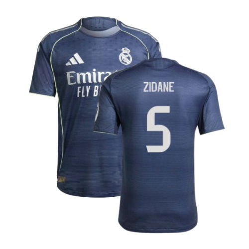 2025-2026 Real Madrid Authentic Away Shirt (Zidane 5)