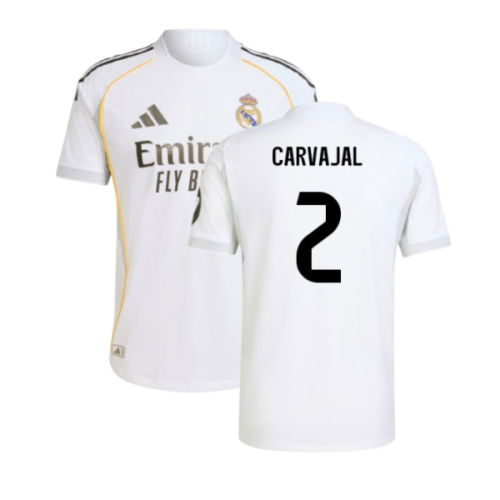 2025-2026 Real Madrid Authentic Home Shirt (Carvajal 2)