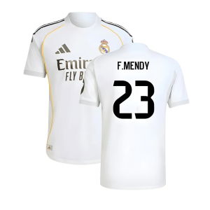 2025-2026 Real Madrid Authentic Home Shirt (F.Mendy 23)
