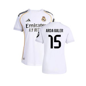 2025-2026 Real Madrid Authentic Home Shirt (Womens) (Arda Guler 15)