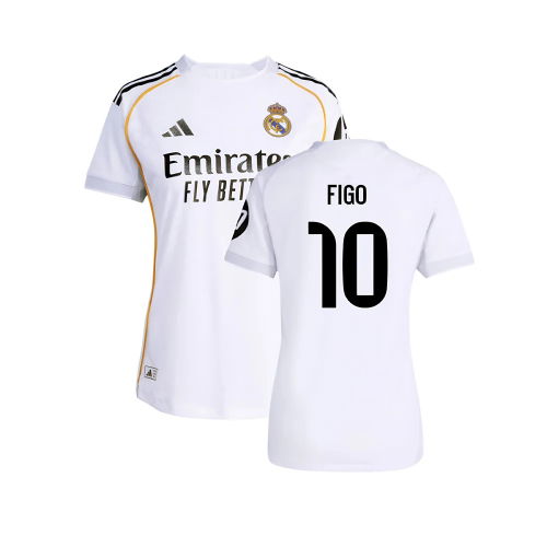 2025-2026 Real Madrid Authentic Home Shirt (Womens) (Figo 10)