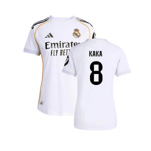 2025-2026 Real Madrid Authentic Home Shirt (Womens) (Kaka 8)