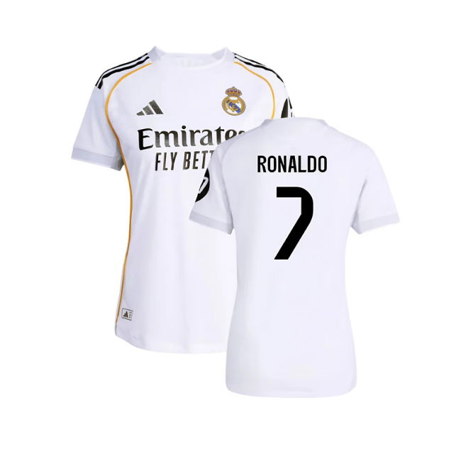 2025-2026 Real Madrid Authentic Home Shirt (Womens) (Ronaldo 7)