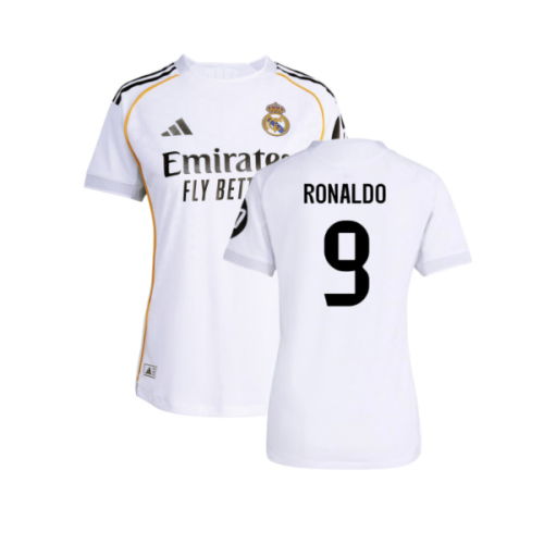 2025-2026 Real Madrid Authentic Home Shirt (Womens) (Ronaldo 9)