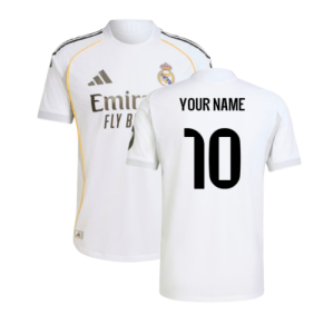2025-2026 Real Madrid Authentic Home Shirt