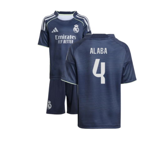 2025-2026 Real Madrid Away Mini Kit (Alaba 4)