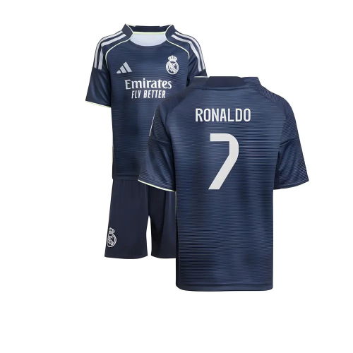 2025-2026 Real Madrid Away Mini Kit (Ronaldo 7)