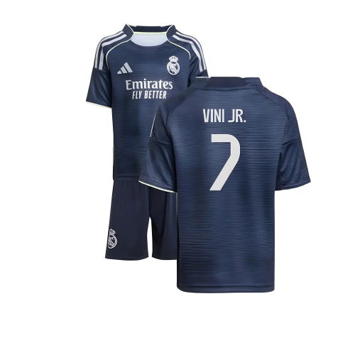 2025-2026 Real Madrid Away Mini Kit (Vini Jr. 7)